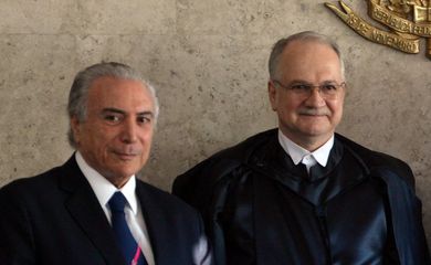 O presidente Michel Temer e o ministro do STF Edson Fachin (Arquivo/Agência Brasil)