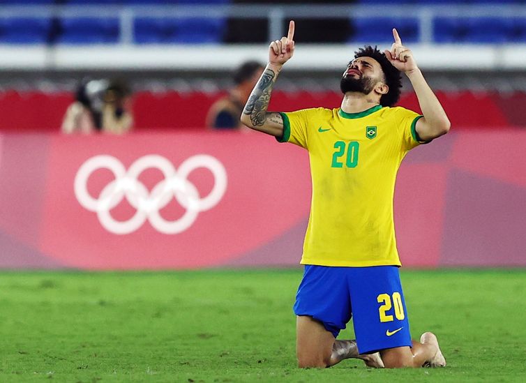 Soccer Football - Men - Gold medal match - Brazil v Spain - Marquinhos - Tóquio 2020, seleção olímpica - Brasil