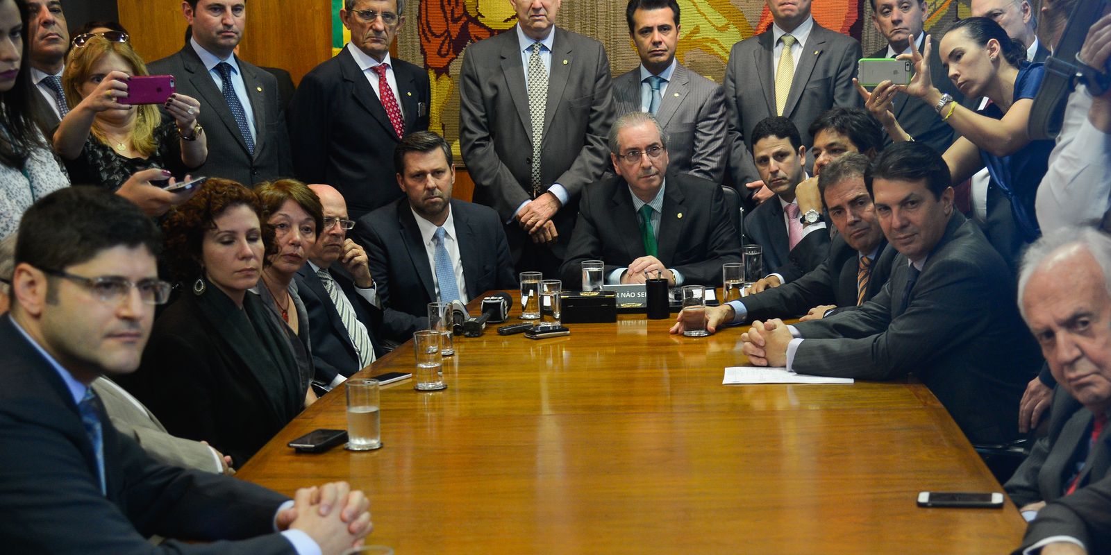 Dimla Da Câmara recebe o pedido de impeachment da presidenta Dilma | Agência Brasil