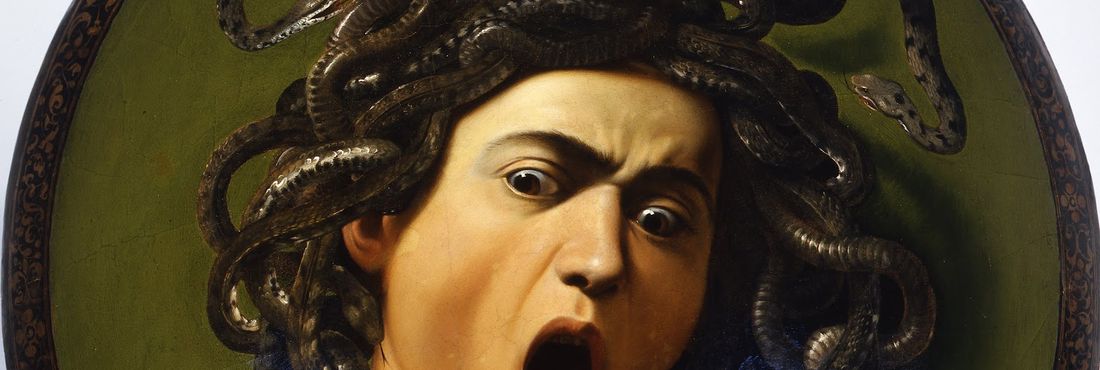 Uma das obra-primas de Caravaggio, a Medusa