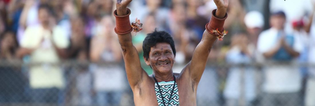 Luís Karajá é o vencedor do arco e flecha