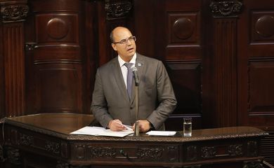  Governador Wilson Witzel fala na posse dos deputados estaduais eleitos para a Assembleia Legislativa do Rio de Janeiro.
 