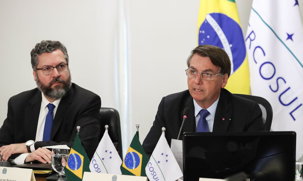 O presidente da República, Jair Bolsonaro, participa da  LVI Cúpula de Chefes de Estado do Mercosul e Estados Associados (videoconferência).