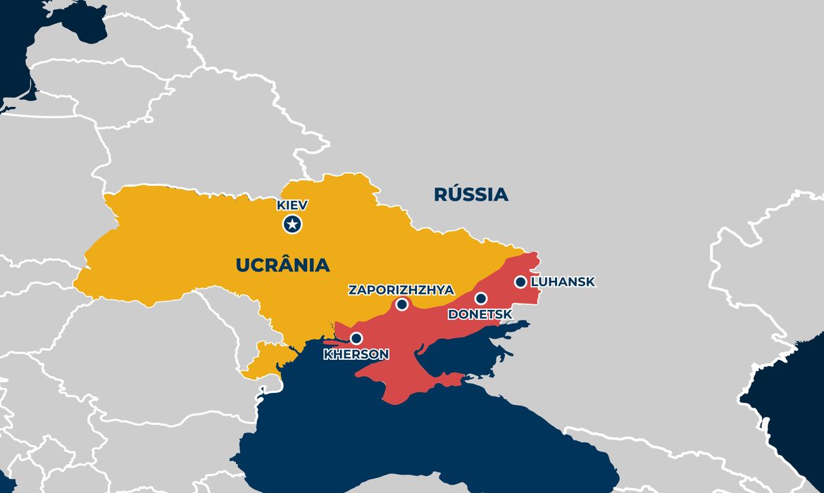 Rússia declara lei marcial nas quatro regiões da Ucrânia anexadas