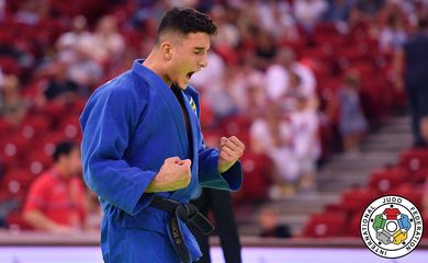Judô: Guilherme Schmidt conquista ouro no Grand Slam de Budapeste
