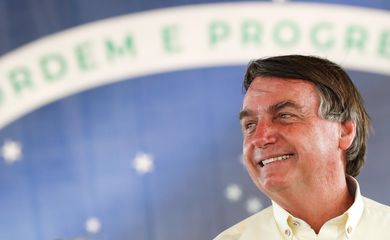 Presidente da República, Jair Bolsonaro,  durante o ato de homenagem do Agronegócio ao presidente da República em Sinop no Mato Grosso