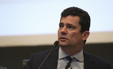 O ministro da Justiça e Segurança Pública, Sergio Moro, participa do seminário Temas de Direito e Economia