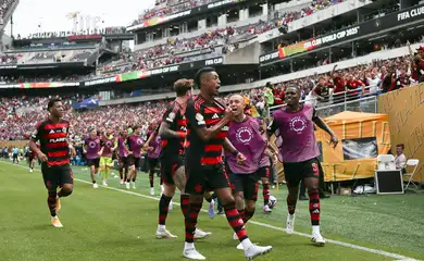 EUA - 21/06/2025 - Time do Flamengo durante partida pela Copa do Mundo de Clubes. Foto: Gilvan de Souza/Flamengo