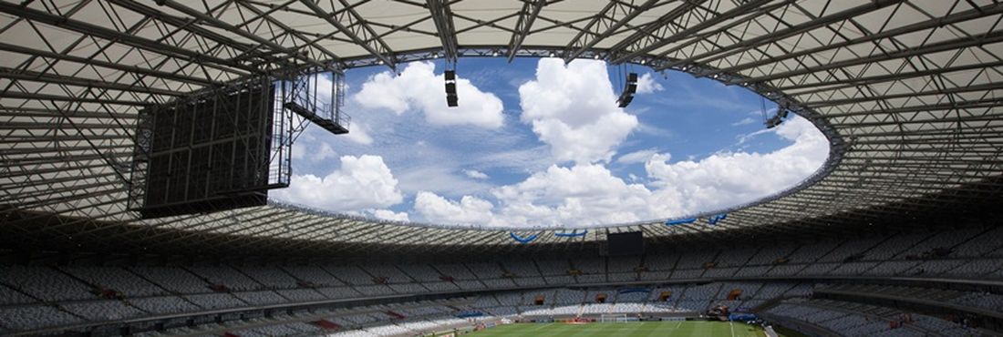 O Mineirão é uma das arenas que receberá jogos da Copa do Mundo