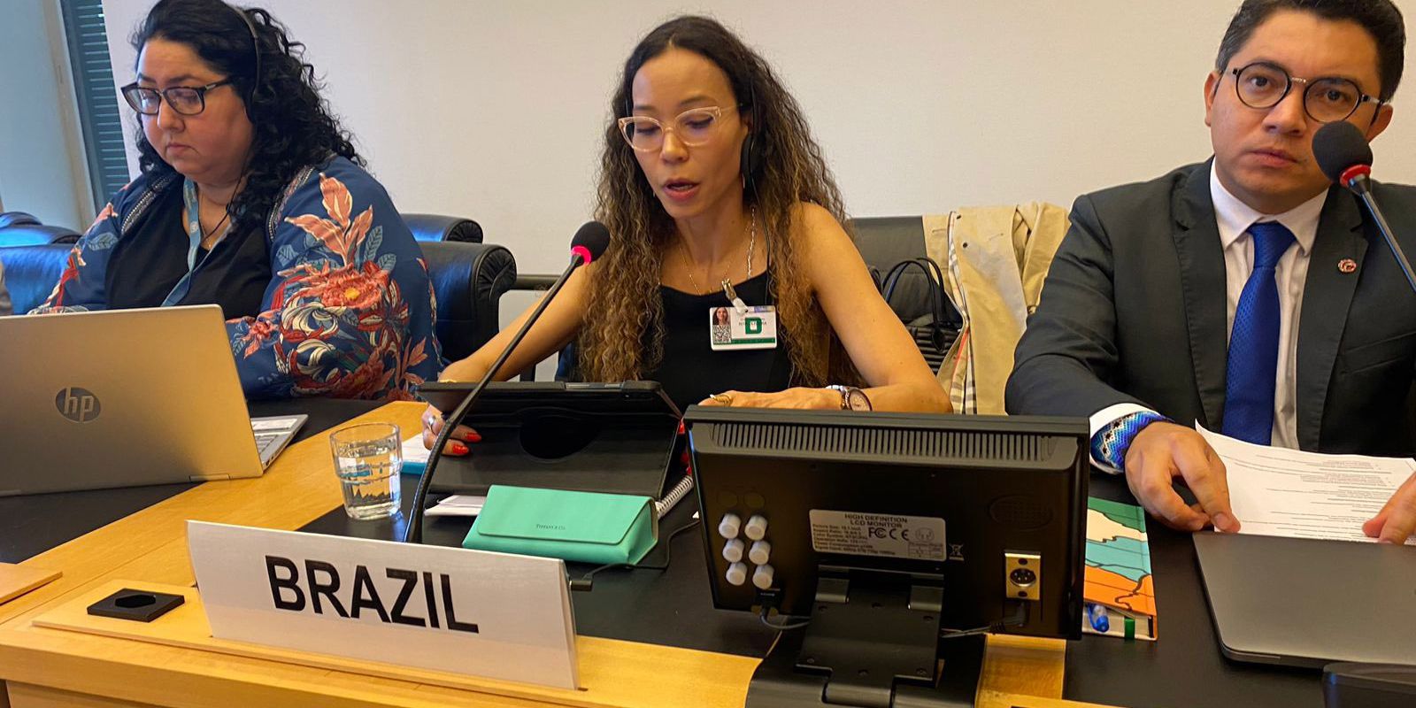 Genebra, Suíça, 26.06.2023 - Reunião de avaliação do terceiro relatório periódico do Brasil sobre o cumprimento do Pacto Internacional sobre os Direitos Civis e Políticos (PIDCP), no âmbito da 138ª Sessão do Comitê de Direitos Humanos da Organ