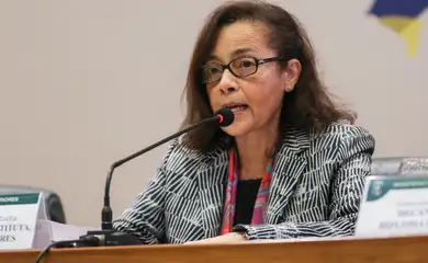 Brasília, DF 22/05/2023  A ministra substituta de Relações Exteriores, Maria Laura da Rocha, durante o seminário Brasil-África: relançando parcerias, no Itamaraty.  Foto:Antonio Cruz/ Agência Brasil