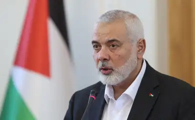 Líder do Hamas Ismail Haniyeh em Teerã
 26/3/2024   Majid Asgaripour/WANA (West Asia News Agency) via REUTERS