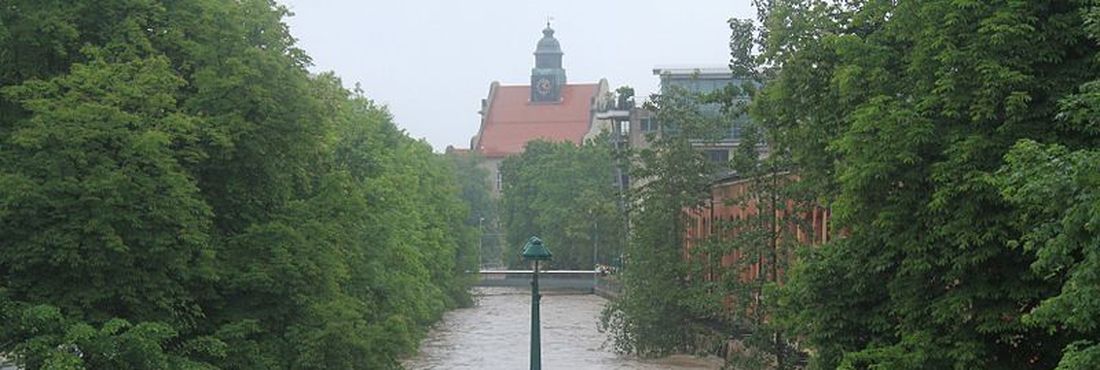 Inundação em Chemnitz, na Alemanha