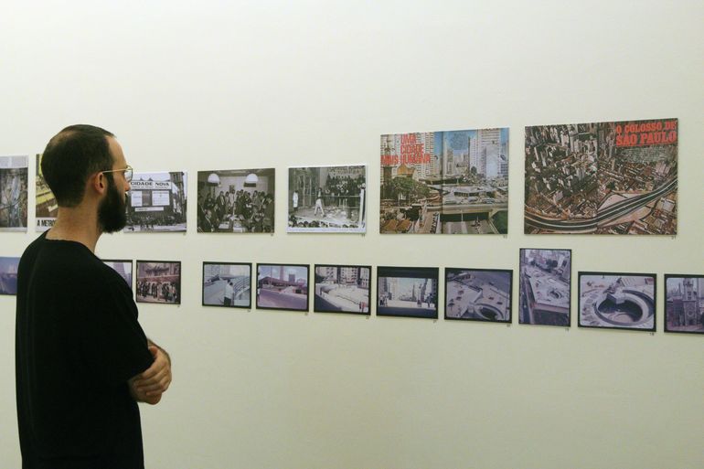 São Paulo (SP), 19/03/2024 - Exposição Paisagem e Poder: construções do Brasil na ditadura, com curadoria de Paula Dedecca, Victor Próspero, João Fiammenghi, Magaly Pulhez e José Lira, no Centro Maria Antonia da Unversidade de São Paulo - USP, em Vila Buarque. Foto: Rovena Rosa/Agência Brasil