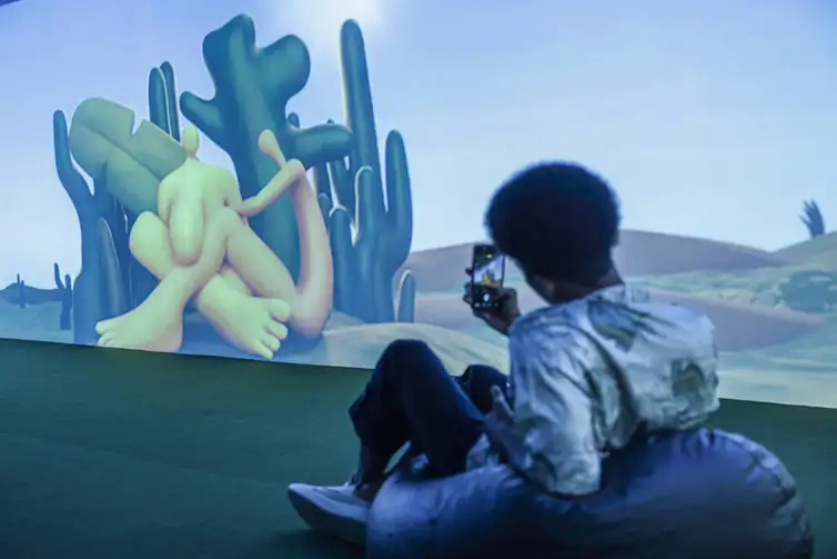 Brasília (DF), 10/02/2026 - Visita guiada no centro cultural TCU à exposição “Transbordar o mundo: os olhares de Tarsila do Amaral”, que estará aberta ao público a partir de 11 de fevereiro.
Foto: Joédson Alves/Agência Brasil