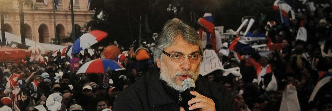 O ex-presidente do Paraguai, Fernando Lugo
