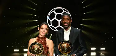 Aitana Bonmatí e Ousmane Dembélé