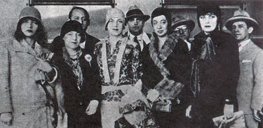 Pagu, Anita Malfatti, Tarsila do Amaral, Elsie Houston, Benjamin Péret e Eugênia Álvaro Moreyra