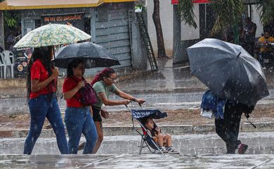 Brasília, (DF), 09/10/2024 -  Chuva na W3 Sul, Setor Comecial.
Foto Valter Campanato/Agência Brasil.