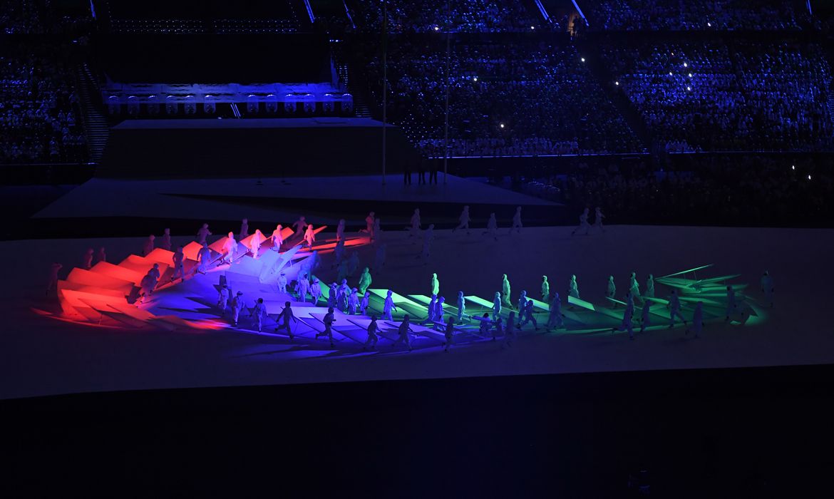 Rio de Janeiro - Cerimônia de abertura dos Jogos Paralímpicos Rio 2016 no Estádio do Maracanã.  (Tomaz Silva/Agência Brasil)