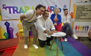 Rio de Janeiro (RJ) - Comunidade LGBTQIA+ ganha posto avançado de empregabilidade no Rio.  Foto: Lorena Zschaber