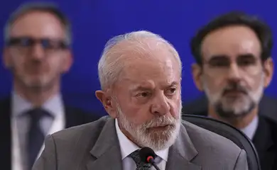 Brasília (DF), 26/02/2025 - O presidente Luiz Inácio Lula da Silva participa da sessão especial de abertura da primeira reunião de sherpas da presidência brasileira do BRICS, no Palácio Itamaraty. Foto: Marcelo Camargo/Agência Brasil