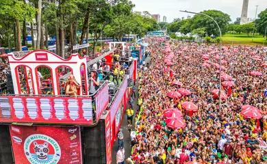 São Paulo (SP), 28/02/2024 - Bloco de rua de carnaval. Foto: Prefeitura SP/Divulgação