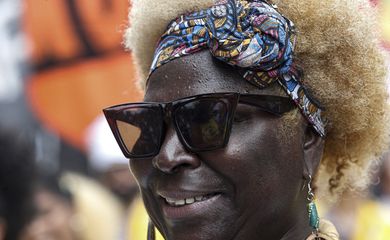 São Paulo (SP) 20/11//2023 - Marcha da Consciência Negra na avenida Paulista defendem projetos de vida para população negra no Brasil. 
Foto: Paulo Pinto/Agência Brasil