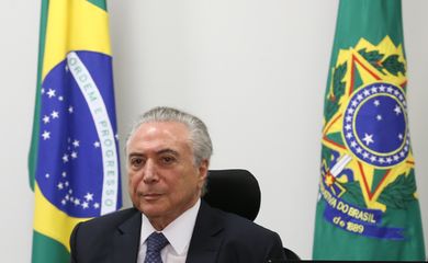 Brasília - O presidente Michel Temer durante encontro com o  deputado Nilson Leitão (PSDB/MT), presidente da Frente Parlamentar da Agropecuária e diretoria (Antônio Cruz/Agência Brasil)