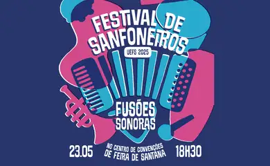 Brasília (DF), 21/05/2025 - 14ª edição do Festival de Sanfoneiros de Feira de Santana. Foto: UEFS/Divulgação