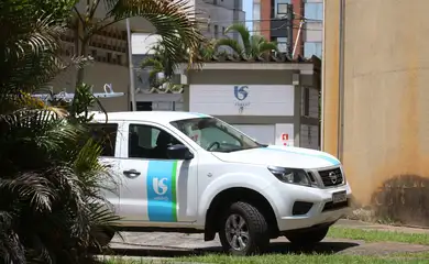 São Paulo (SP), 06/12/2023 - Carro da Sabesp estacionado na sede da empresa em Vila Mariana. Foto: Rovena Rosa/Agência Brasil