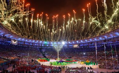 Rio de Janeiro - Cerimônia de encerramento dos Jogos Olímpicos Rio 2016, no Maracanã (Fernando Frazão/Agência Brasil)