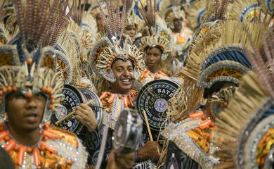 São Paulo - Desfile da Escola de Samba Acadêmicos do Tatuapé durante o primeiro dia de apresentações das escolas de samba do Grupo Especial de São Paulo (Filipe Araújo/LIGASP)