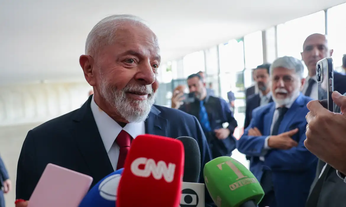 Brasília (DF) 03/06/2024 O presidente Luiz Inácio Lula da Silva recebe o presidente da Croácia, Zoran Milanović  Foto: Fabio Rodrigues-Pozzebom/ Agência Brasil