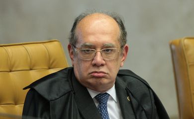 Brasília - Ministro Gilmar Mendes durante sessão do Supremo Tribunal Federal (STF) para julgamento sobre imunidade parlamentar de deputados estaduais (Rosinei Coutinho/SCO/STF)