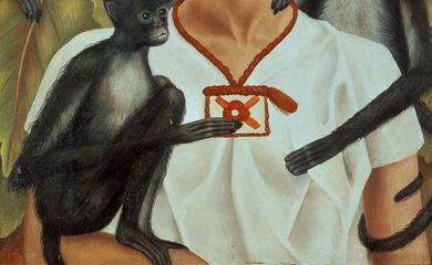 Frida Kahlo_autorretrato con monos_1943_óleo sobre tela_Courtesy the Guelman Collection_©2015 Banco de México Diego Rivera & Frida Kahlo Museums Trust
