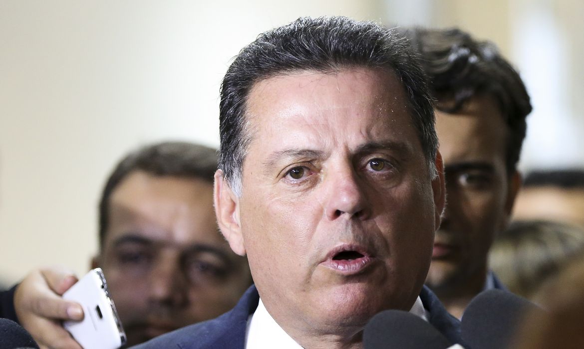 Marcelo Camargo/Agência Brasil Goiânia - O governador de Goiás, Marconi Perillo, dá entrevista coletiva após reunião com a presidente do Supremo Tribunal Federal (STF) e do Conselho Nacional de Justiça (CNJ), ministra Cármen Lúcia (Marcelo Camargo/Agência Brasil)