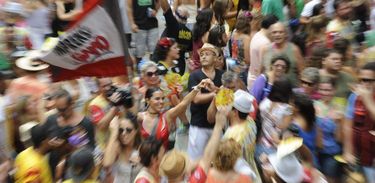Foto do bloco Imprensa Que Eu Gamo, no Carnaval de 2014. Foto: Tânia Rêgo - Agência Brasil