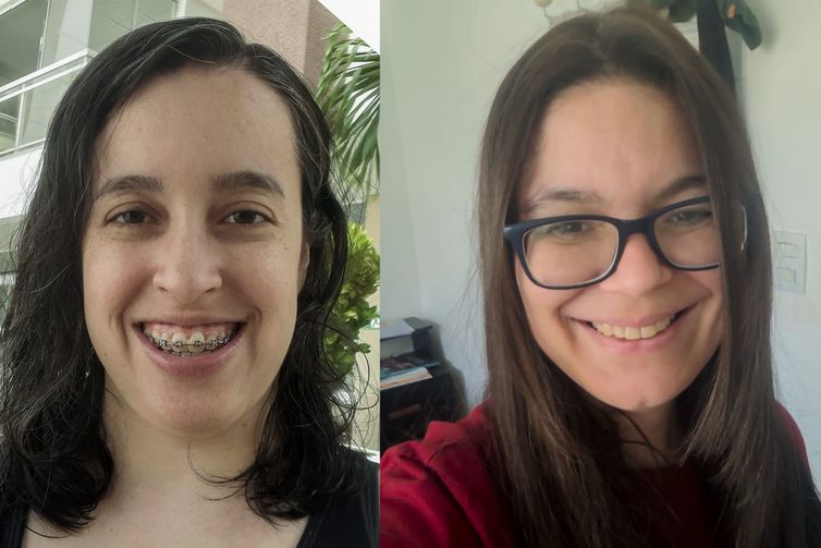 Brasília (DF) 02/04/2025 - Jornalistas da Empresa Brasil de Comunicação (EBC), Patricia Serrão (e), Raissa Saraiva (d).  Foto: Patrícia Serrão e Raissa Saraiva/Arquivo pessoal