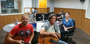 Márcial Tauil, Jaime Ernest e João Ferreira na Nacional FM