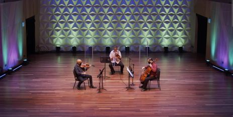 Grupo de câmara da Orquestra Petrobras Sinfônica executa o concerto "O Cello na Música de Câmara"