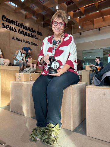 Brasília (DF) 14/11/2025 – Jornalista Mara Régia - Viva Maria.  Foto: Sérgio Leitão/Divulgação