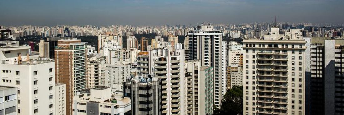 Vista de prédios em São Paulo