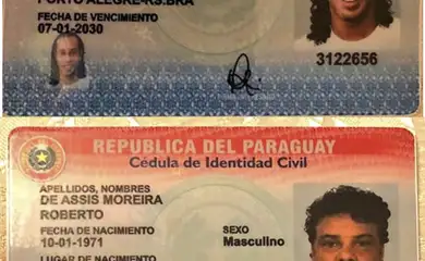 Ex-jogador de futebol e seu irmão e empresário são detido com documentos falsos no Paraguai