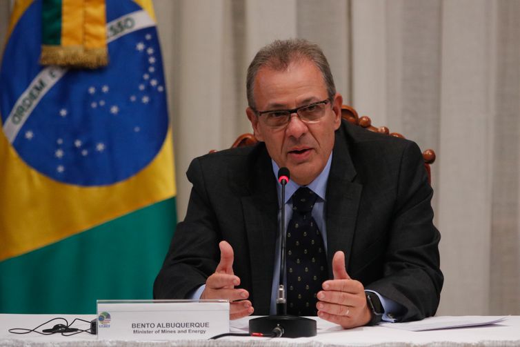  O ministro de Minas e Energia, Bento Albuquerque fala durante Fórum de Energia Brasil – Estados Unidos, na Escola Superior de Guerra, no Rio.