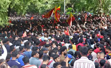 Torcida celebra título do Royal Challengers Bengaluru
 4/6/2025   REUTERS/Stringer