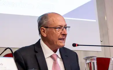 Brasília (DF), 06/01/2025 - Vice-Presidente da República, Geraldo Alckmin, durante Coletiva da Balança Comercial Brasileira. Foto: Júlio César Silva/MDIC