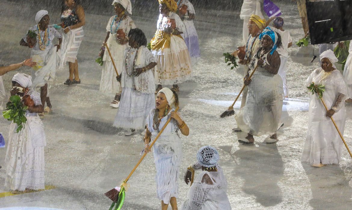 Lavagem da Passarela do Samba no Carnaval carioca de 2023. Foto: Alexandre Macieira/Riotur