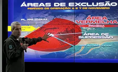 Brasília (DF), 04/11/2025 - Coletiva de imprensa da FAB para explicar a atuação durante a Cúpula de Líderes da COP30. Foto: CECOMSAER/Divulgação