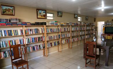Brasília(DF), 25/08/2023 - Biblioteca do Bosque em São Sebastião (DF). Foto:Wilson Dias/Agência Brasil